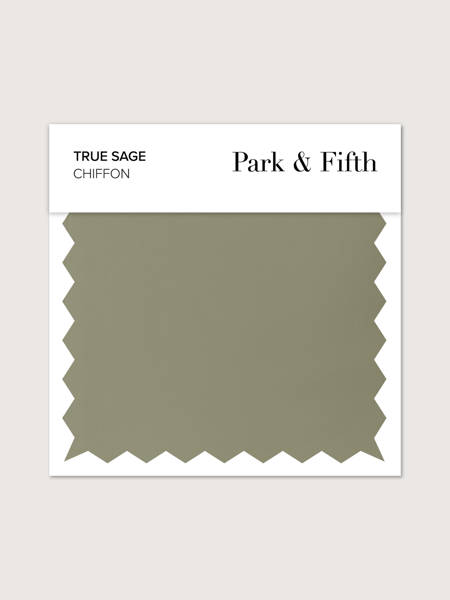 True Sage Chiffon Swatch