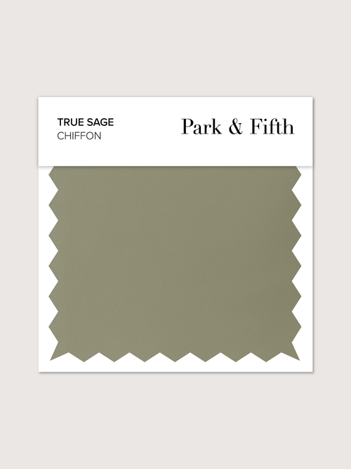 True Sage Chiffon Swatch