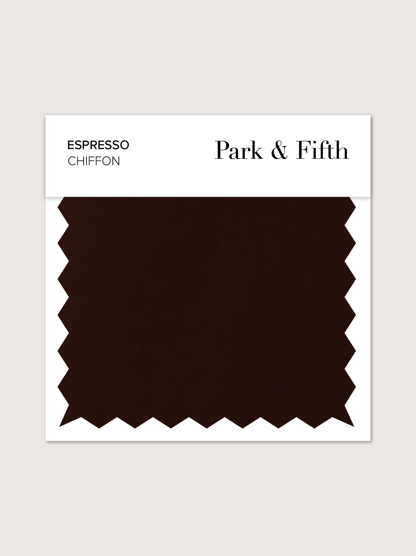 Espresso Chiffon Swatch