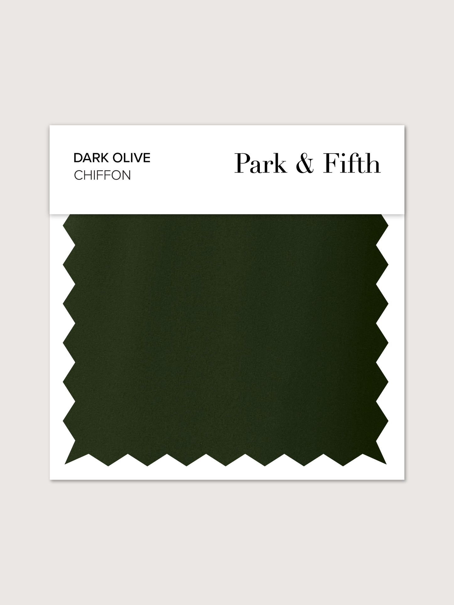 Dark Olive Chiffon Swatch