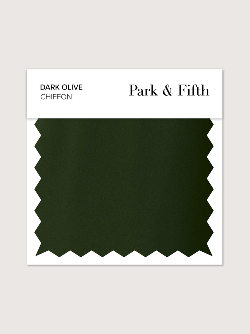 Dark Olive Chiffon Swatch