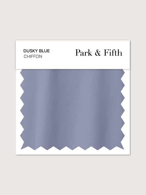 Dusky Blue Chiffon Swatch