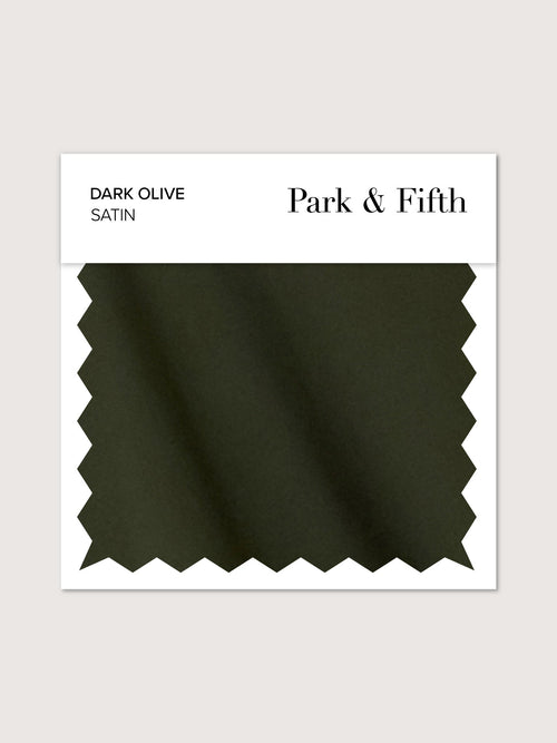 Dark Olive Satin Swatch