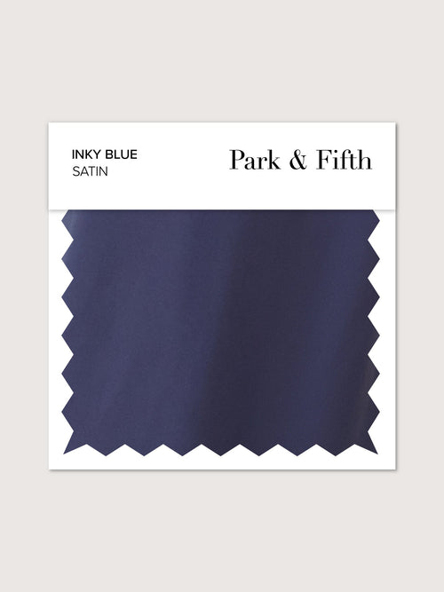 Inky Blue Satin Swatch