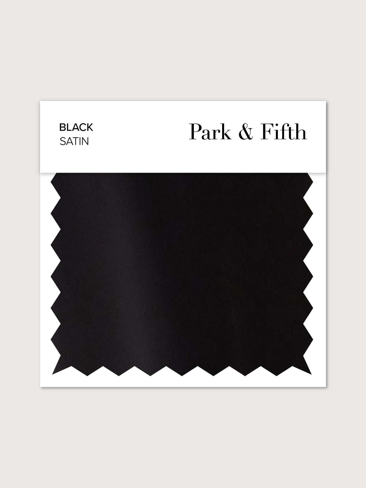 Black Satin Swatch