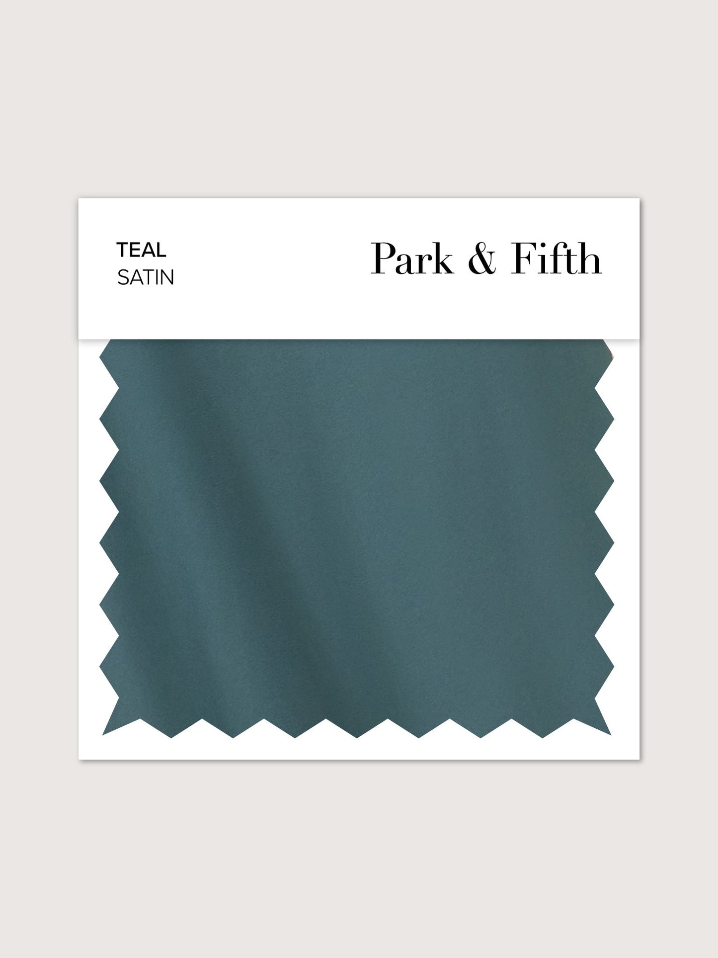 Teal Satin Swatch