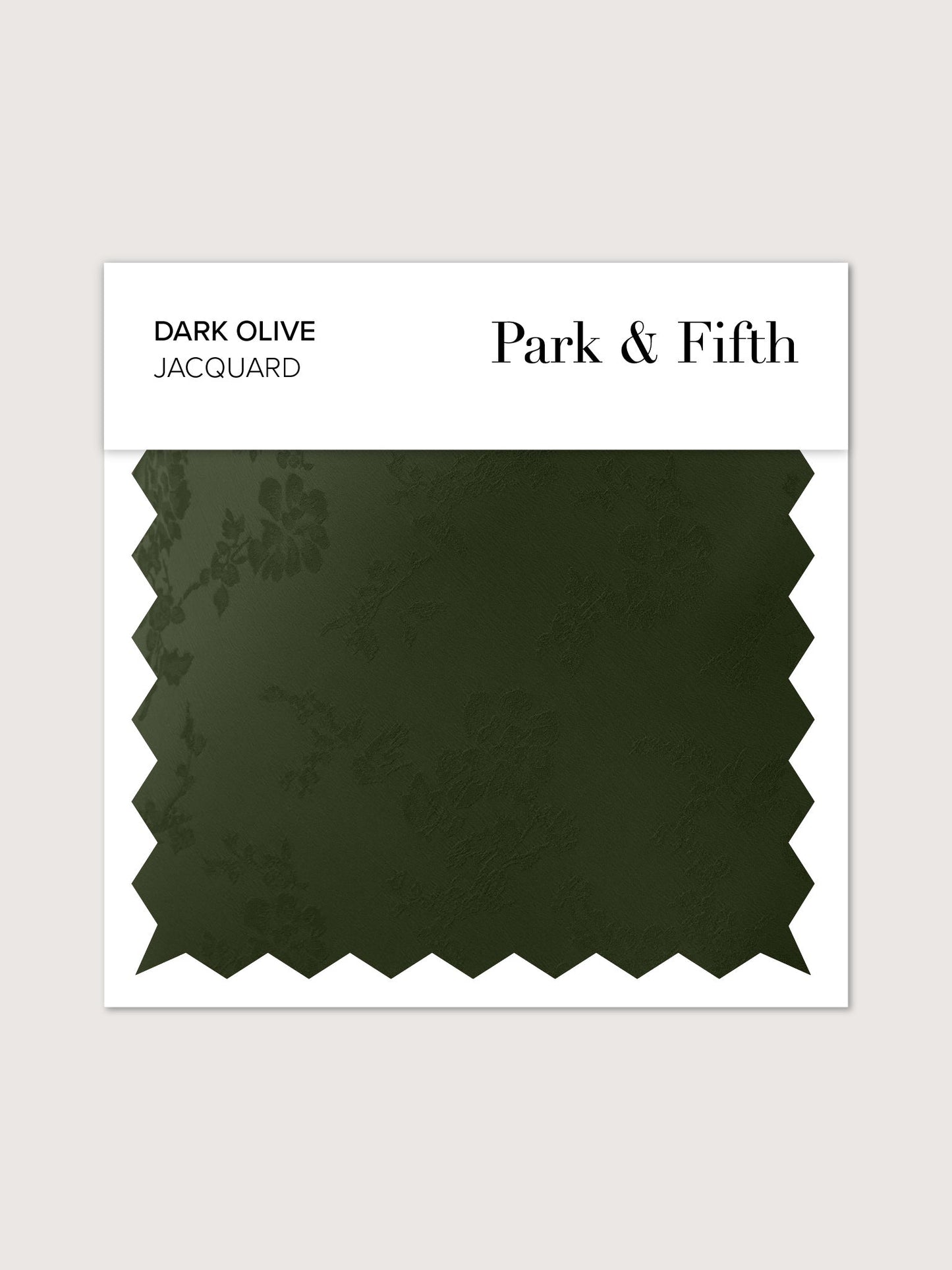 Dark Olive Jacquard Swatch