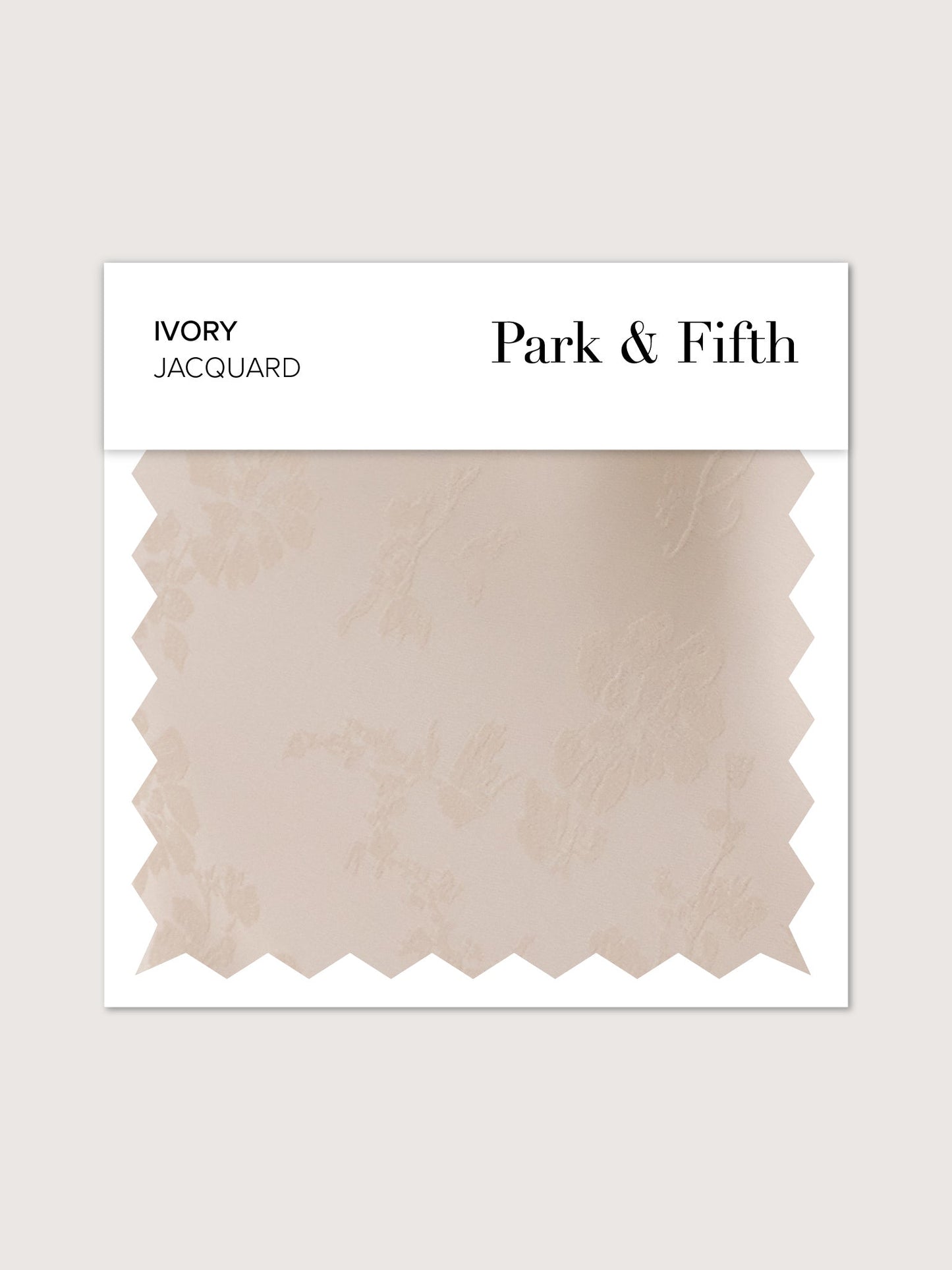 Ivory Jacquard Swatch