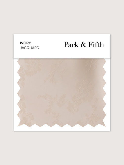 Ivory Jacquard Swatch