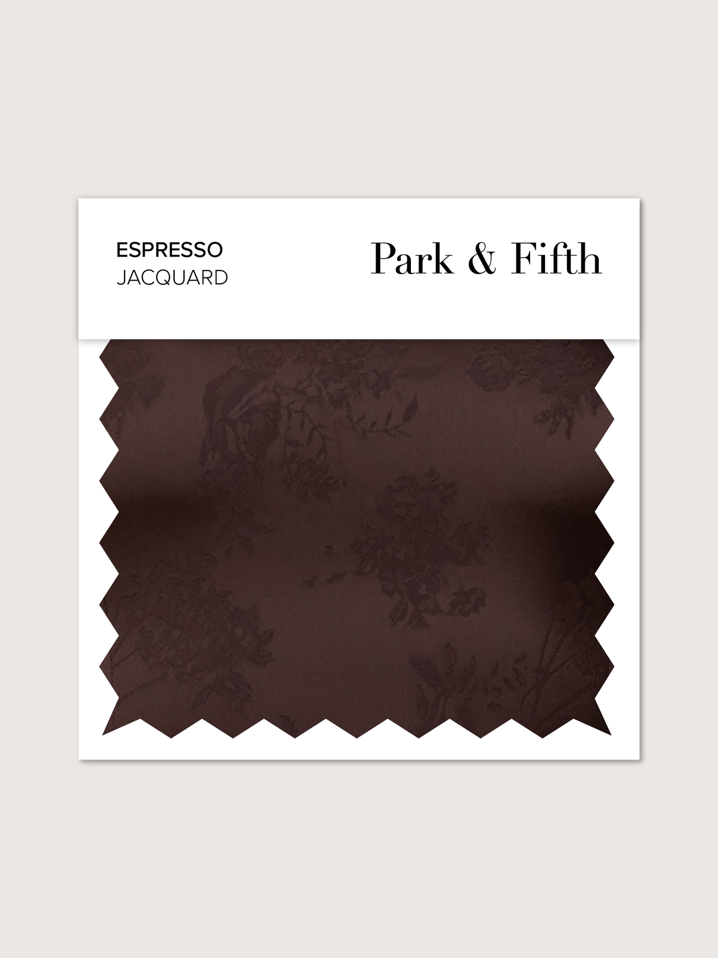Espresso Jacquard Swatch