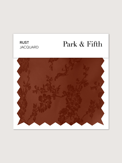 Rust Jacquard Swatch