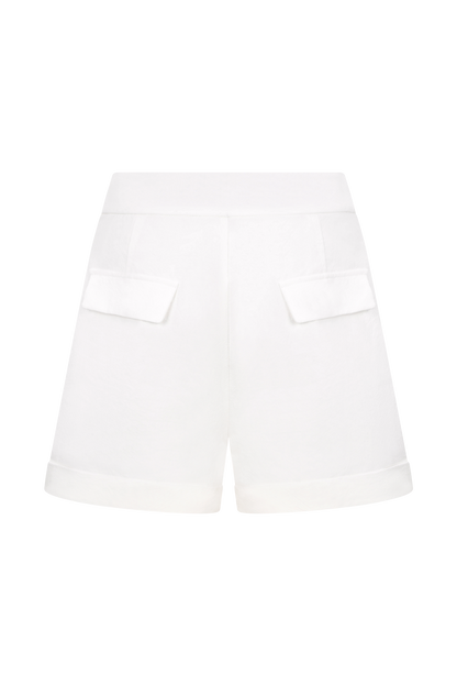Aldea Cotton Shorts - White