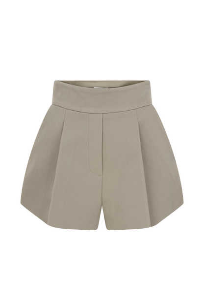 Alden High Waisted Short - Pebble