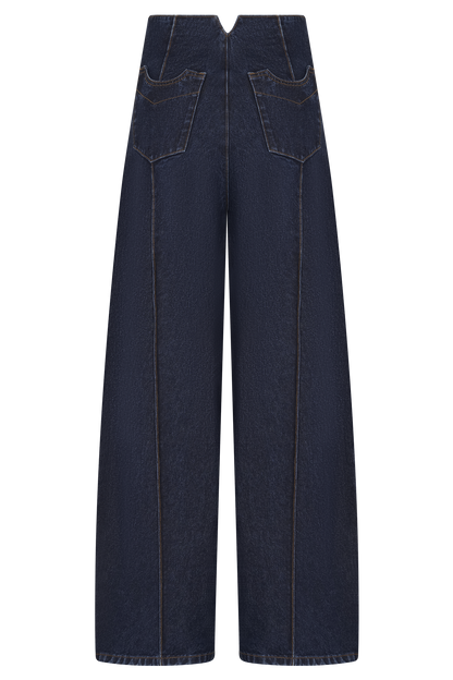 Beatrix High Rise Denim Jeans -  Indigo Blue