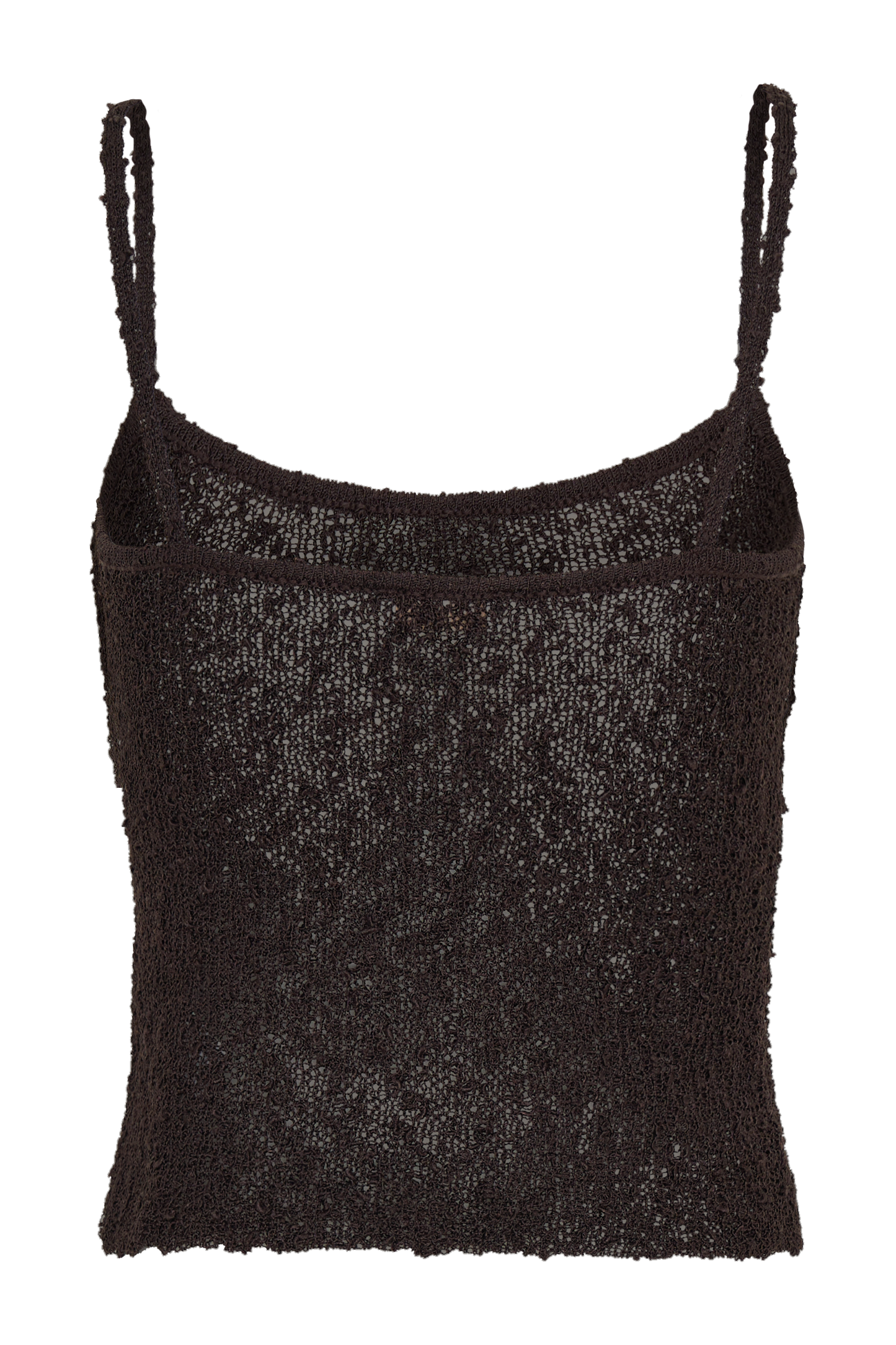 Mattais Boucle Knit Top - Dark Chocolate