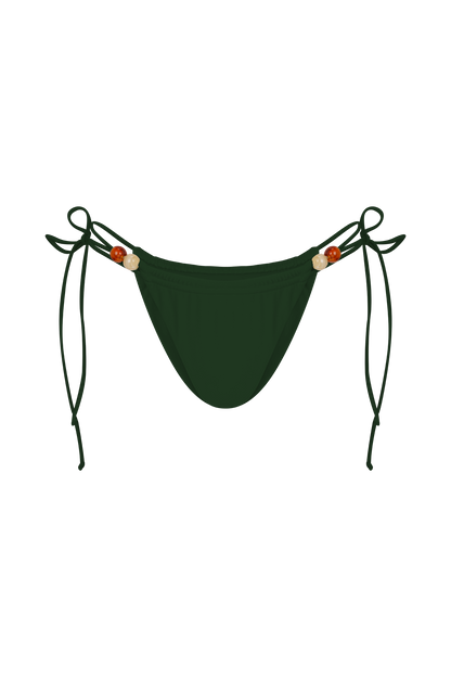 Memphis Beaded Bikini Bottom - Green