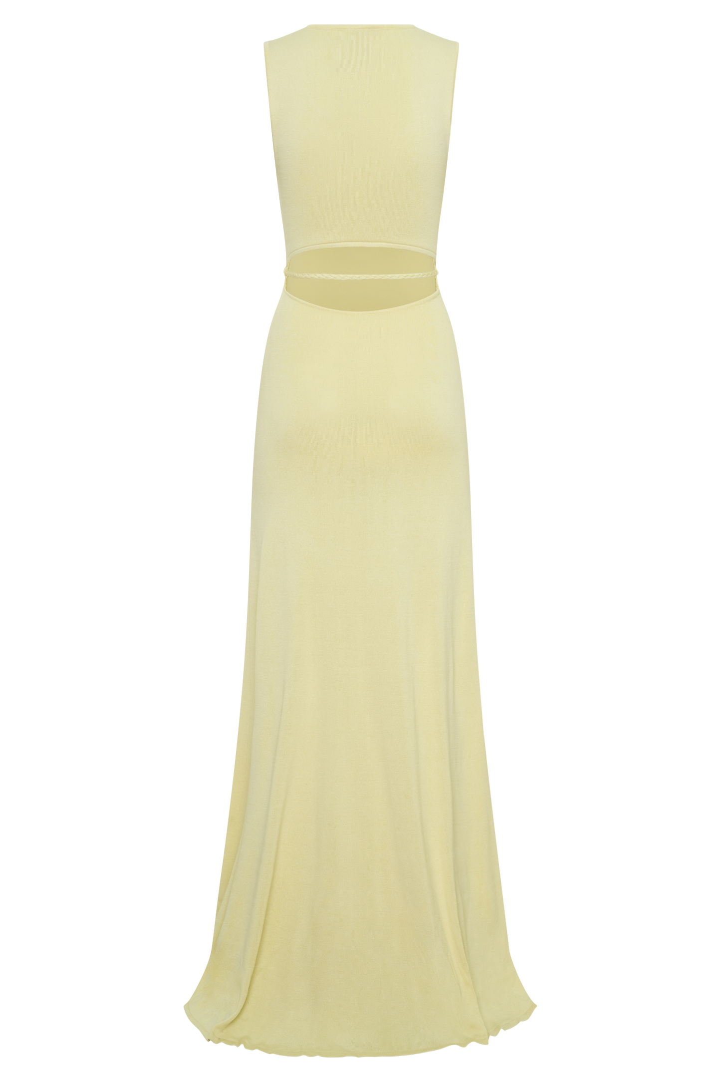 Monay Tulip Maxi Dress - Lemon