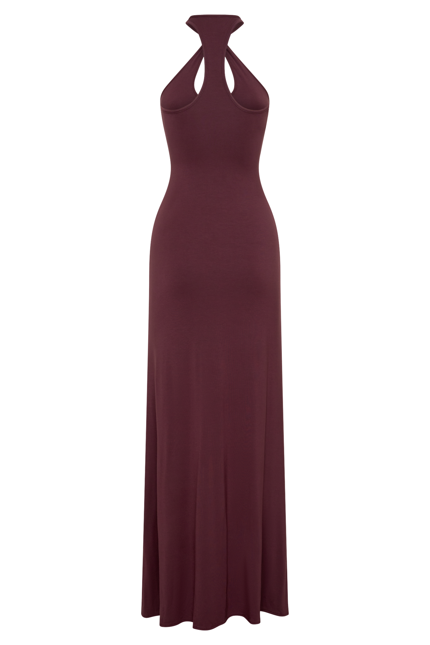 Ramona Modal Maxi Dress With Hardware - Mahogany