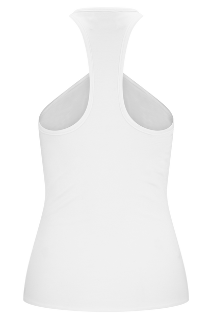 Ramona Modal Tank Top With Hardware - Ivory