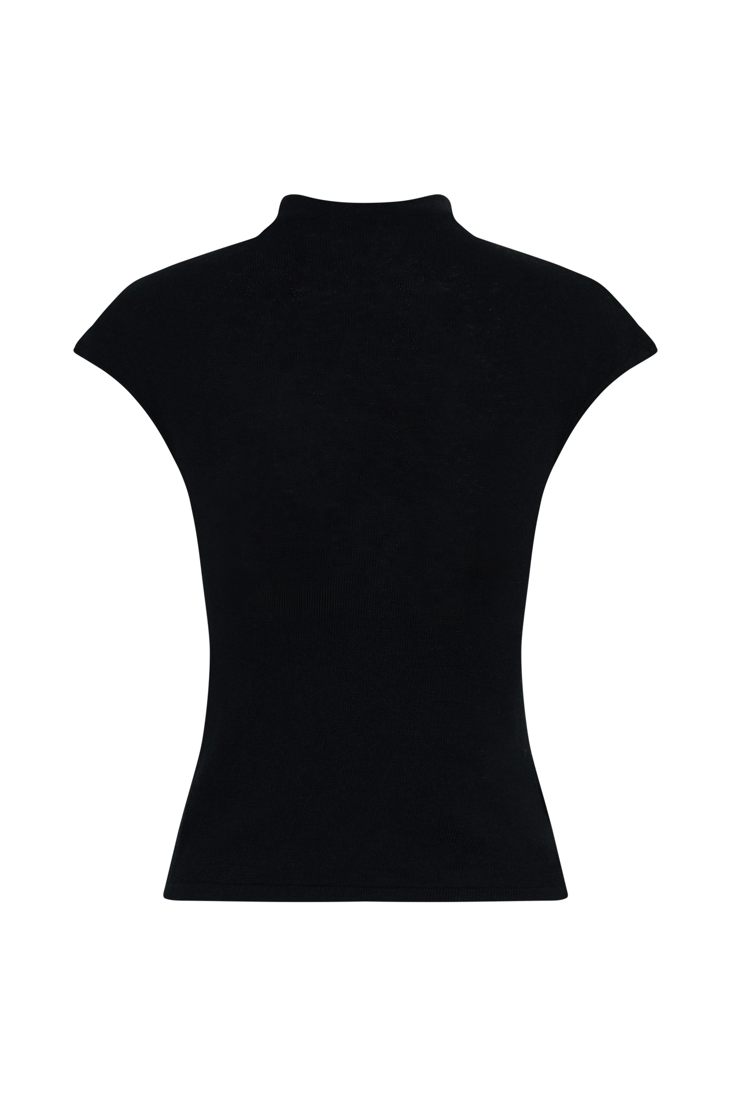Sonny Short Sleeve Knit Top - Black