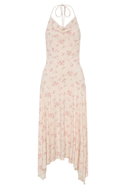 Sylvie Modal Hankie Midi Dress - Floral Ditsy Print