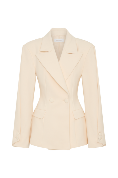 Wesley Structured Blazer - Buttercream