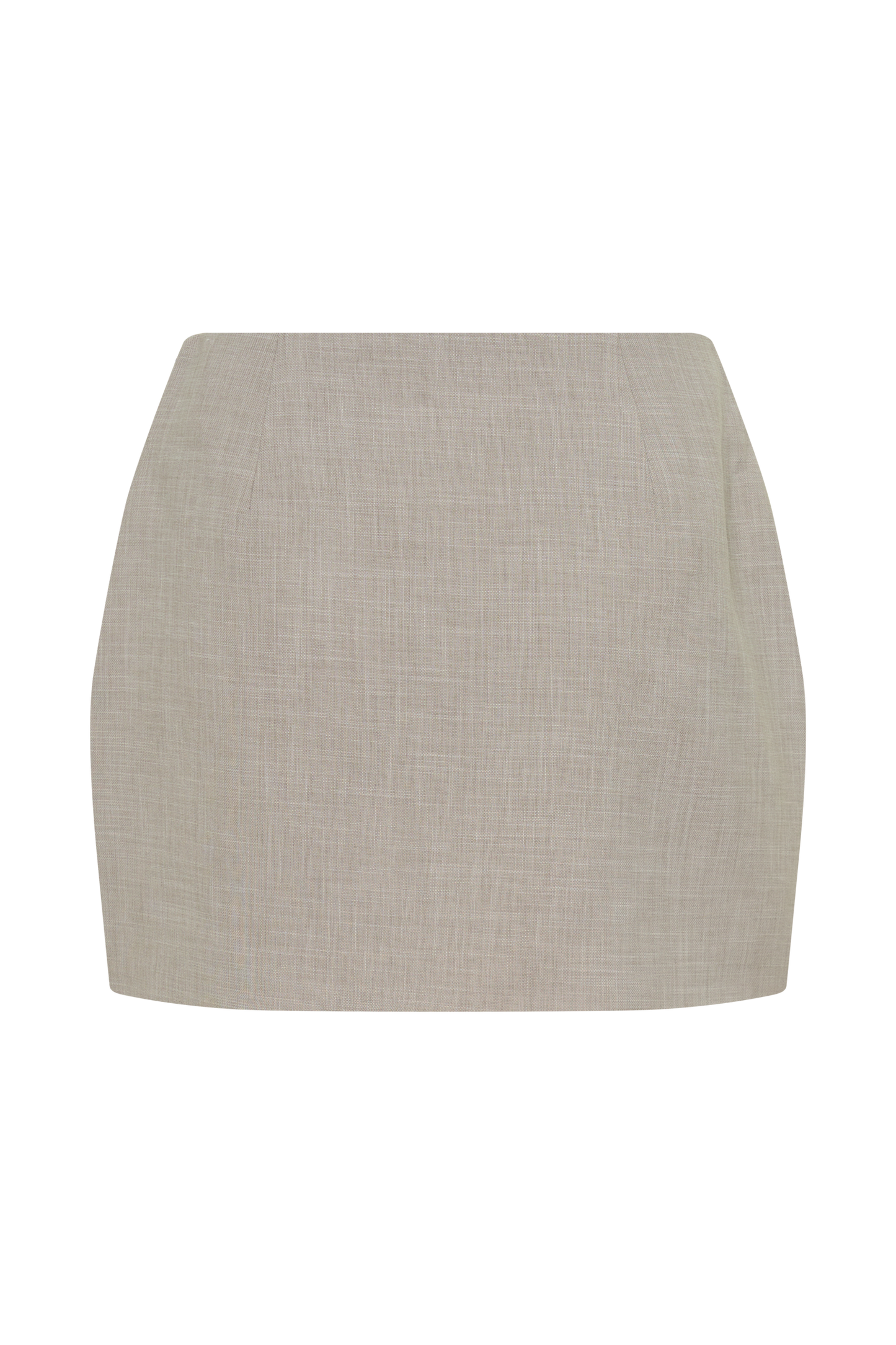 Laila Suiting Mini Skirt - Grey