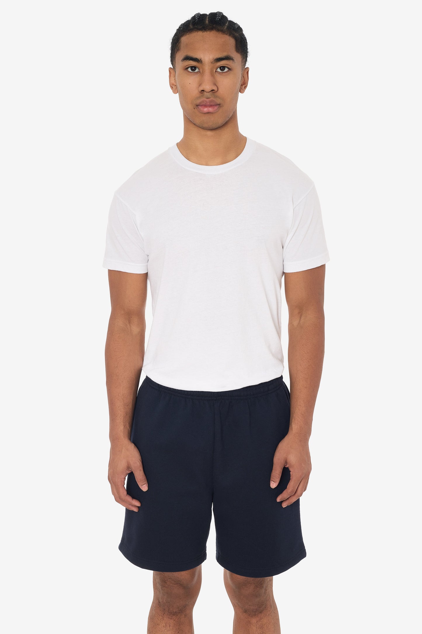 MWF02 - 10oz. Mid-weight Poly Cotton Fleece Sweat shorts