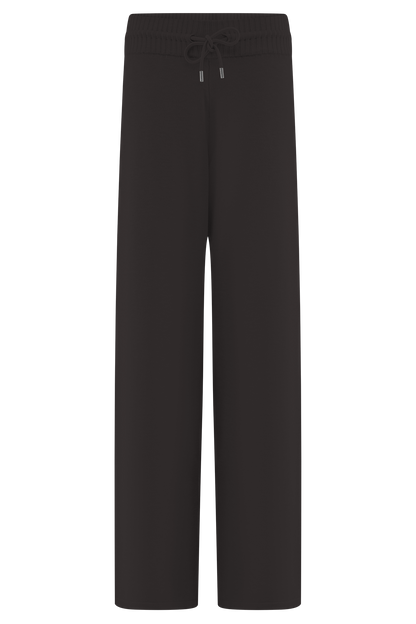 Natalya Knit Wide Leg Pants - Dark Chocolate