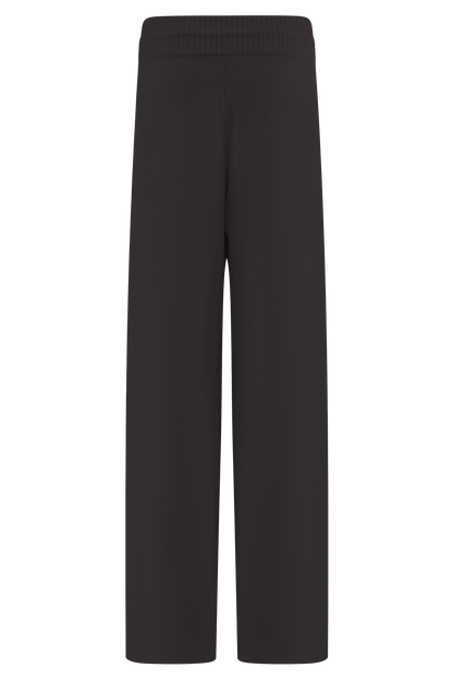 Natalya Knit Wide Leg Pants - Dark Chocolate