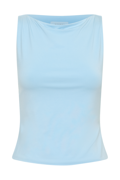 Nicolette Sleeveless Tank Top - Pale Blue