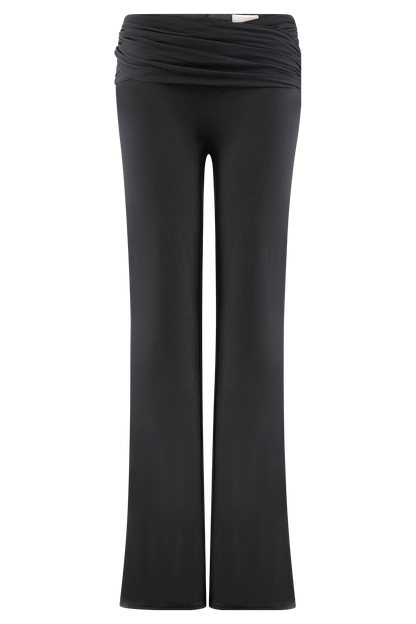 Preston Modal Straight Leg Pants - Black