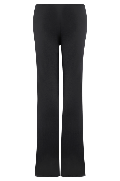 Preston Modal Straight Leg Pants - Black