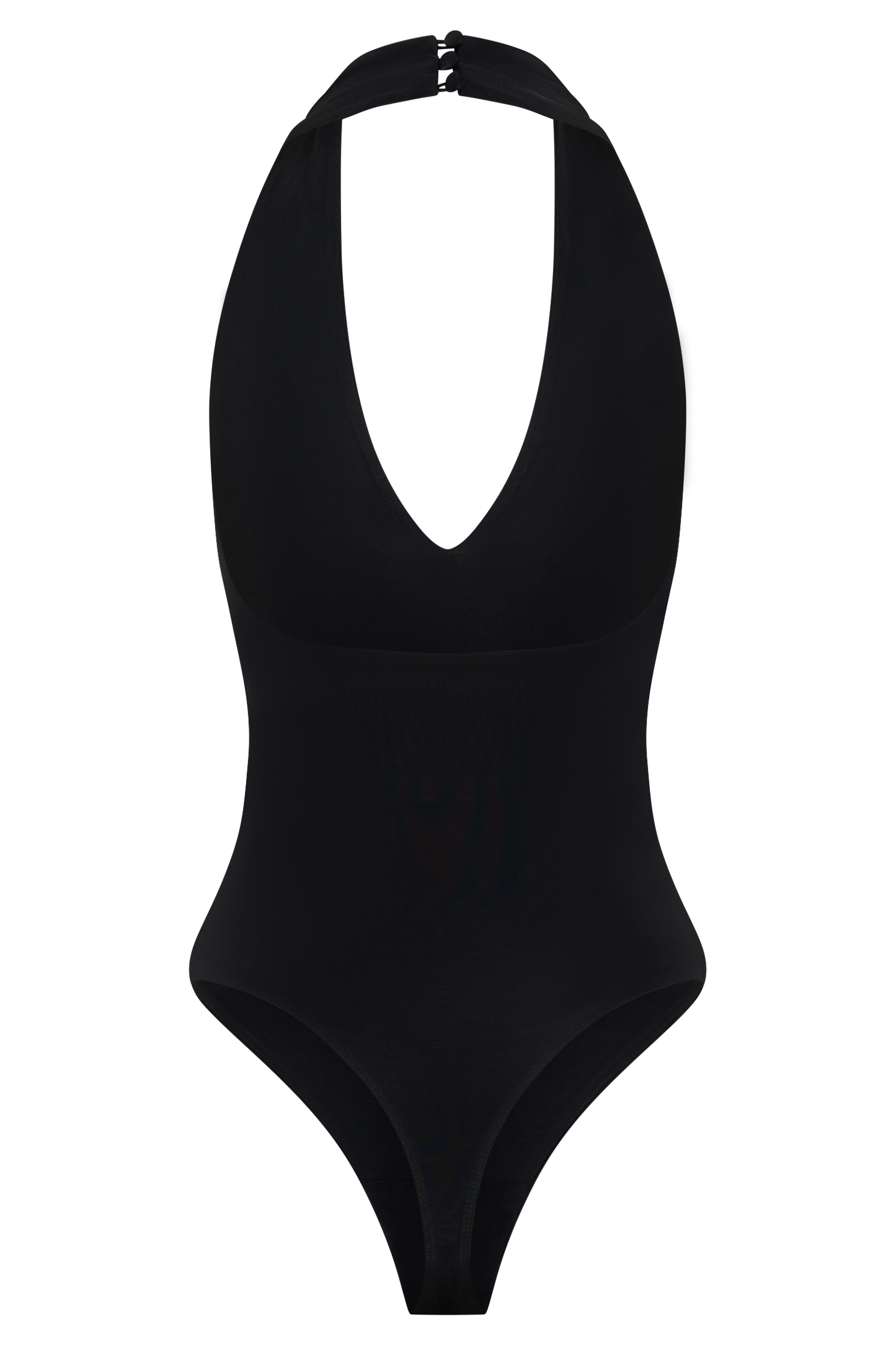 Rebekah Slinky Halter Bodysuit - Black