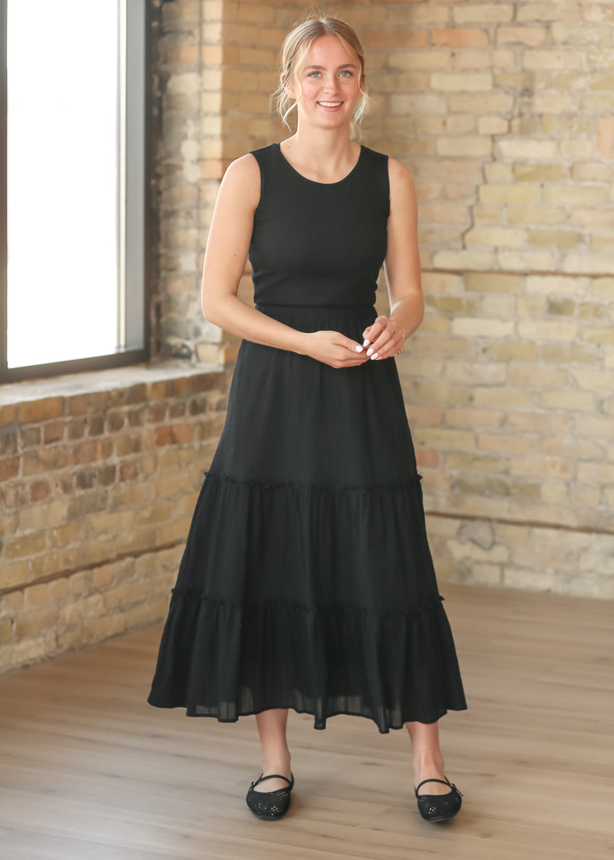 Serena Sleeveless Eyelet Maxi Dress