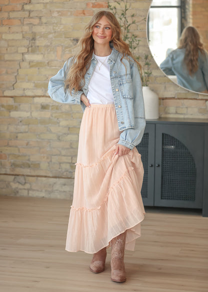 Serena Cotton Maxi Skirt