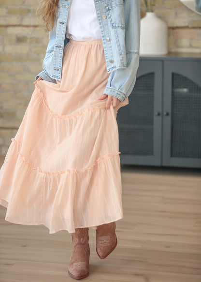 Serena Cotton Maxi Skirt