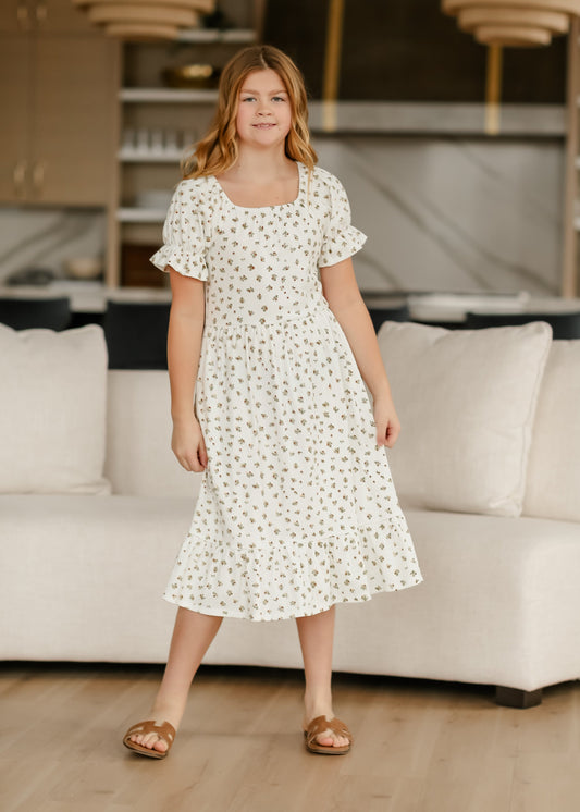 Girl's Aubriel Midi Dress - FINAL SALE