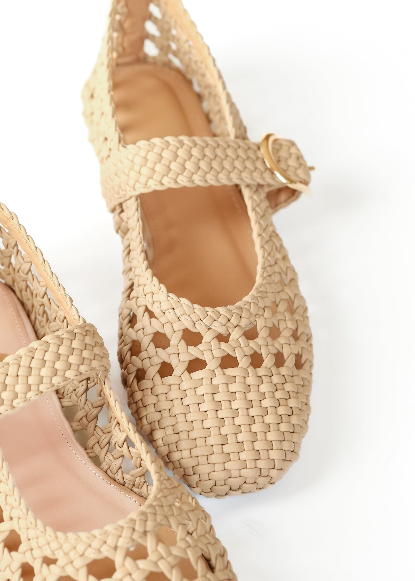 Basket Weave Ballet Flat