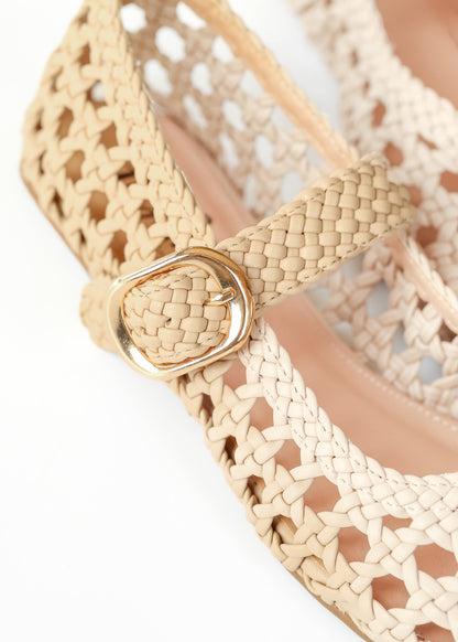 Basket Weave Ballet Flat