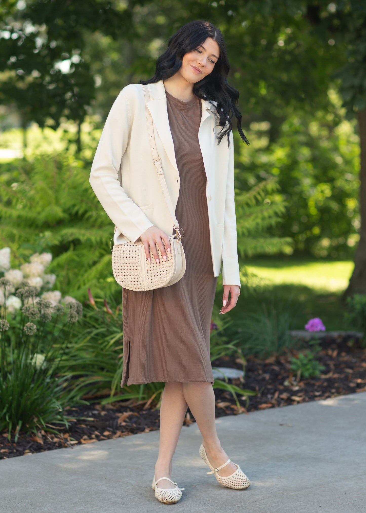 Baylor Ultra Soft Ribbed T-Shirt Dress - FINAL SALE