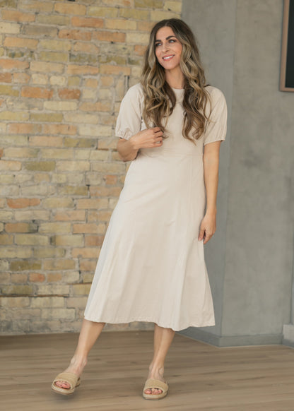 Ribbed Midi Dress
