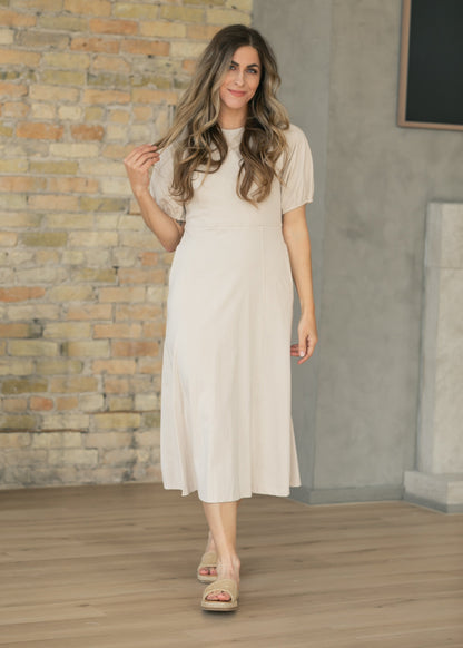 Ribbed Midi Dress
