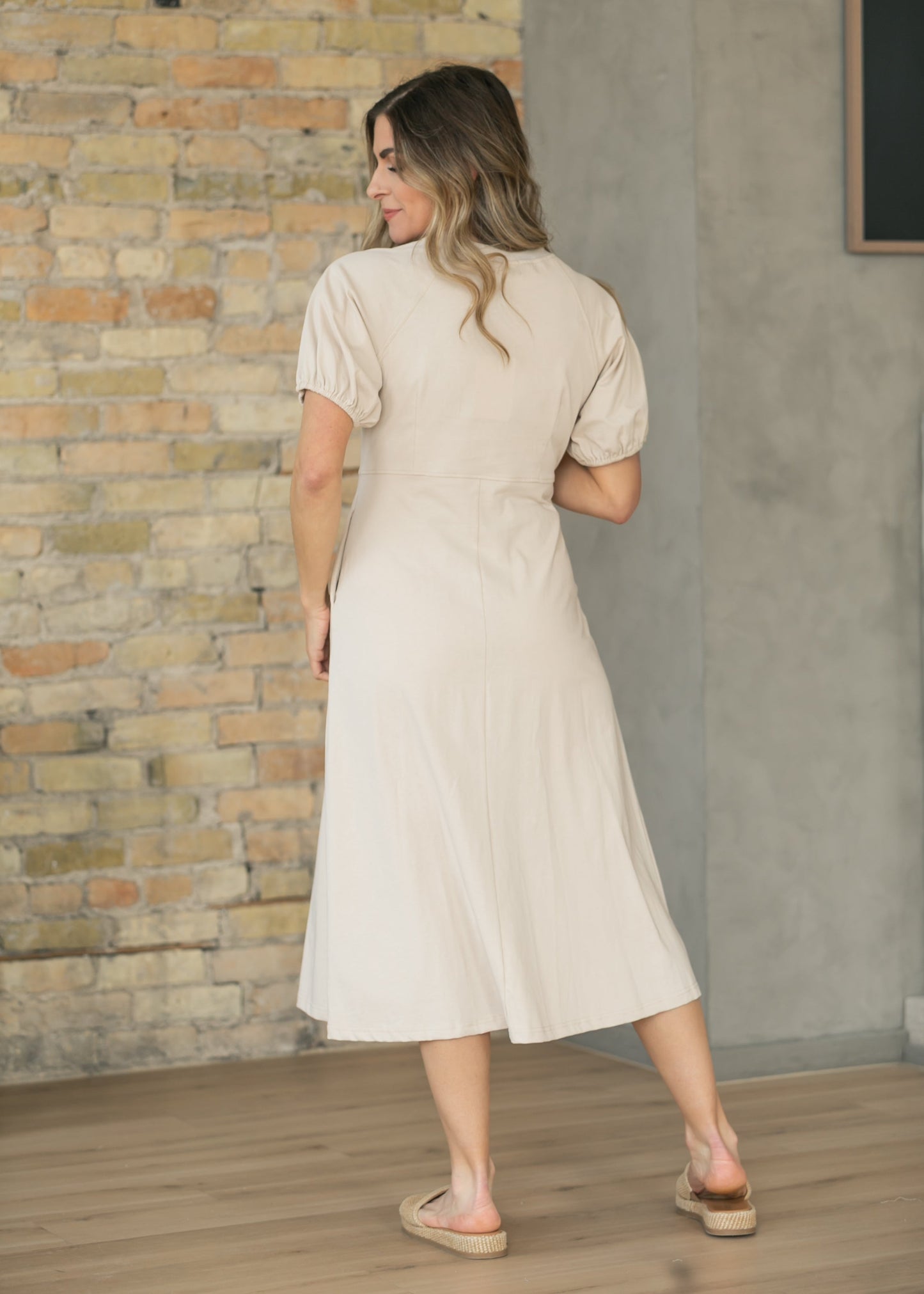 Ribbed Midi Dress