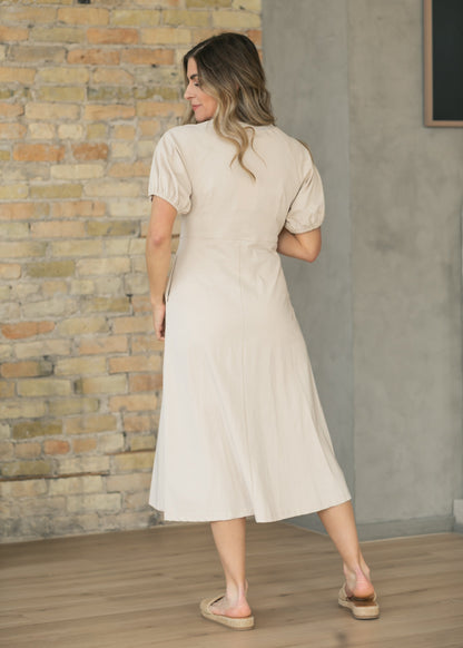 Ribbed Midi Dress