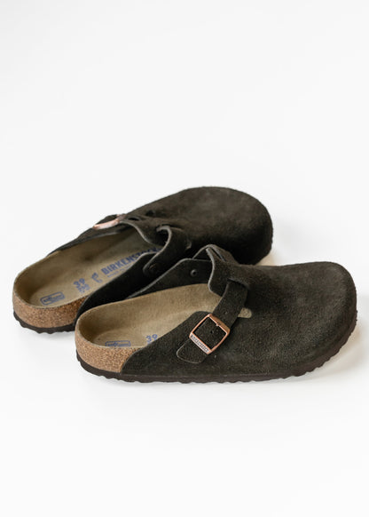 Birkenstock® Mocha Boston Soft Footbed Clog