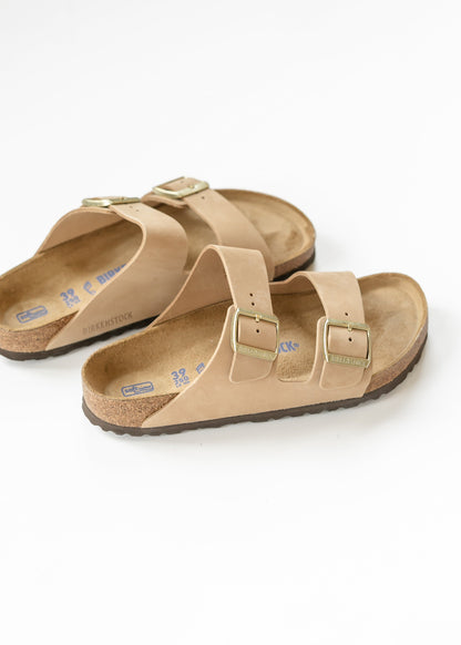 Birkenstock® Sandcastle Arizona Soft Footbed Sandal