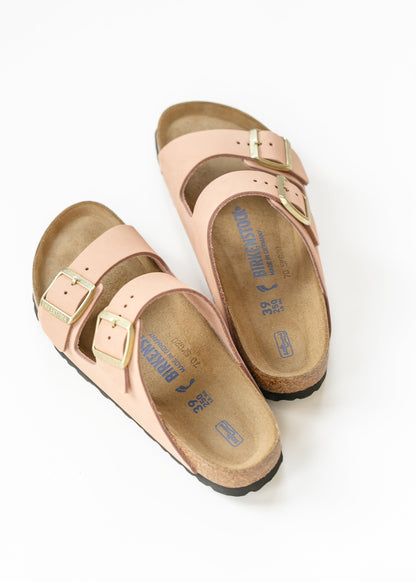 Birkenstock® Soft Pink Arizona Soft Footbed Sandal