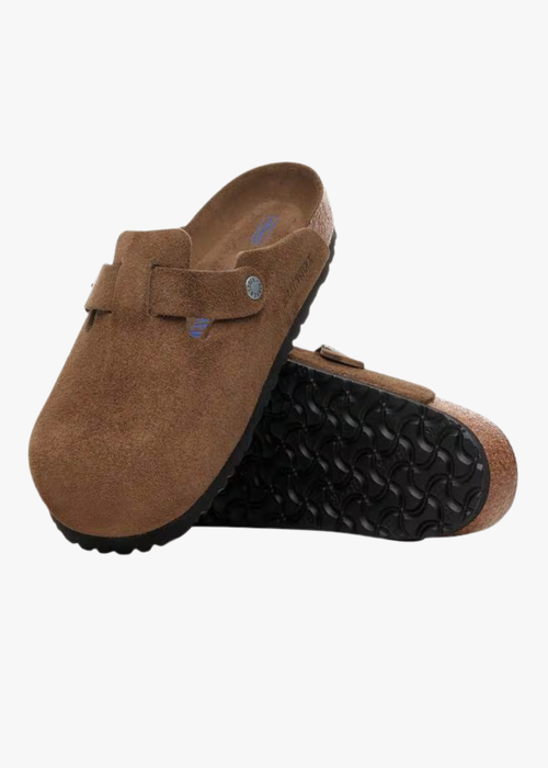 Birkenstock® Women's Boston Suede Leather Clogs