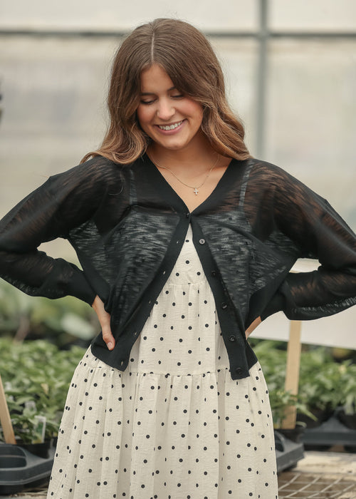 Lightweight V Neck Cardigan